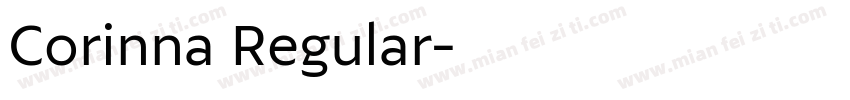 Corinna Regular字体转换
